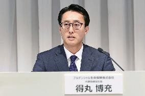 Prudential Life Insurance Press Conference Regarding Voluntary Suspension of New Policy Sales